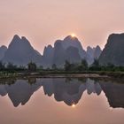 Sunset in Yangshuo