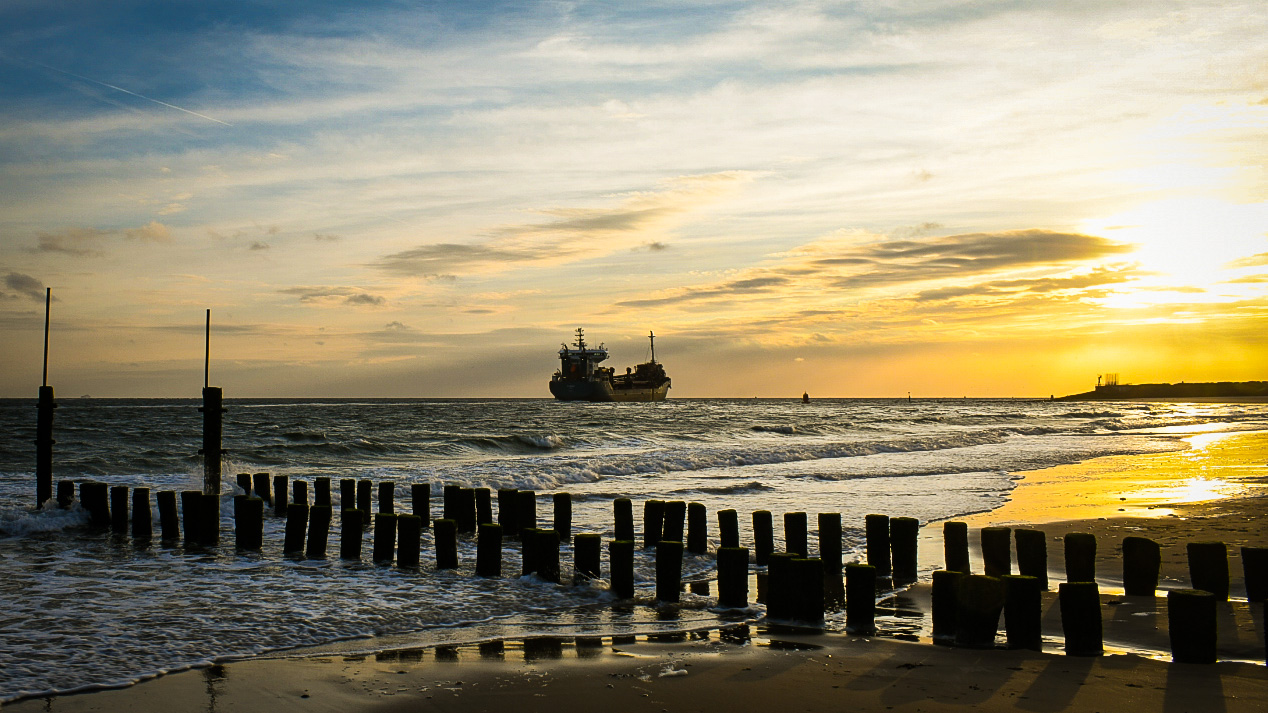 Sunset in Zeeland