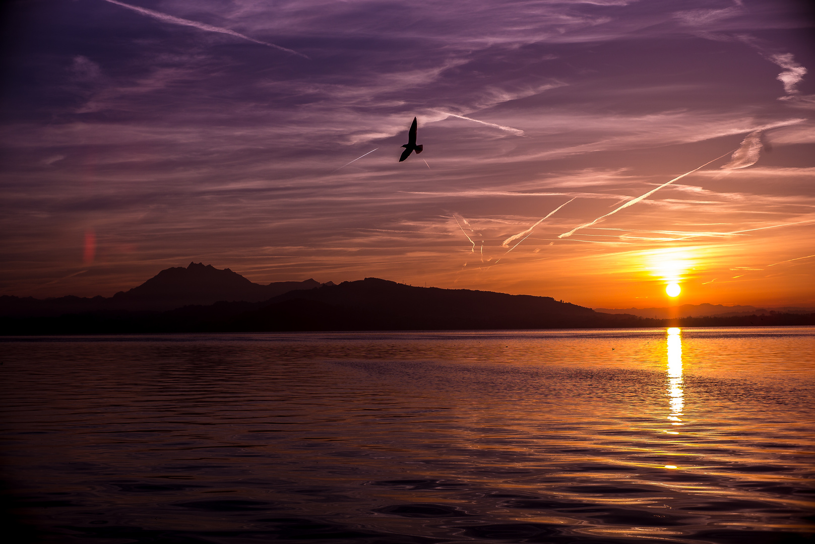 Sunset in Zug 2