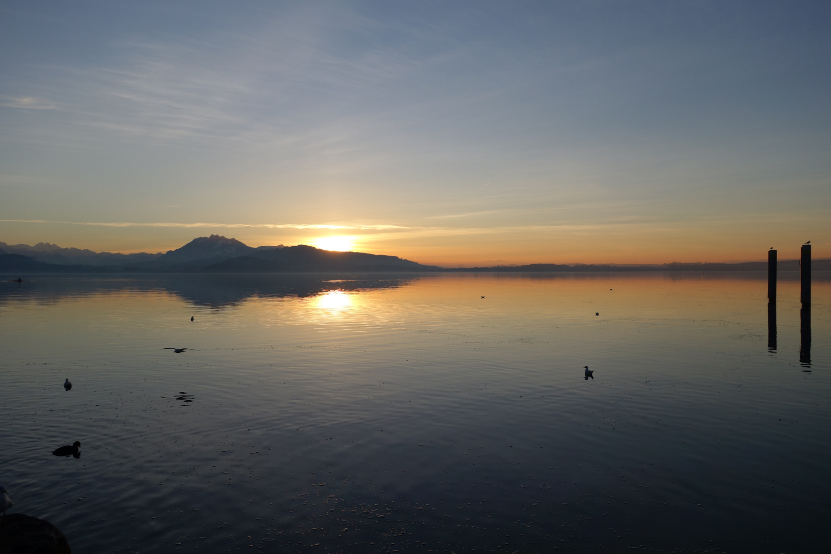 Sunset in Zug