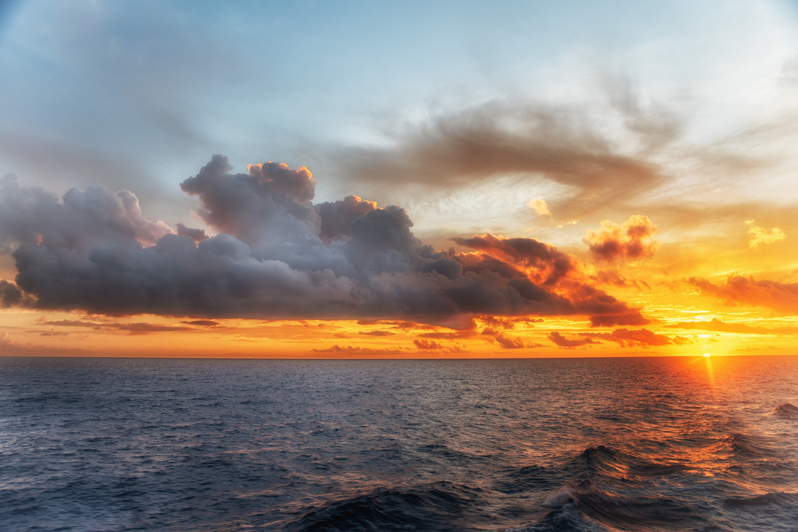 Sunset Indische Ozean