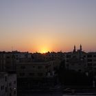 Sunset-Irbid-Jordanien