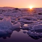 Sunset @ Jökulsárlón