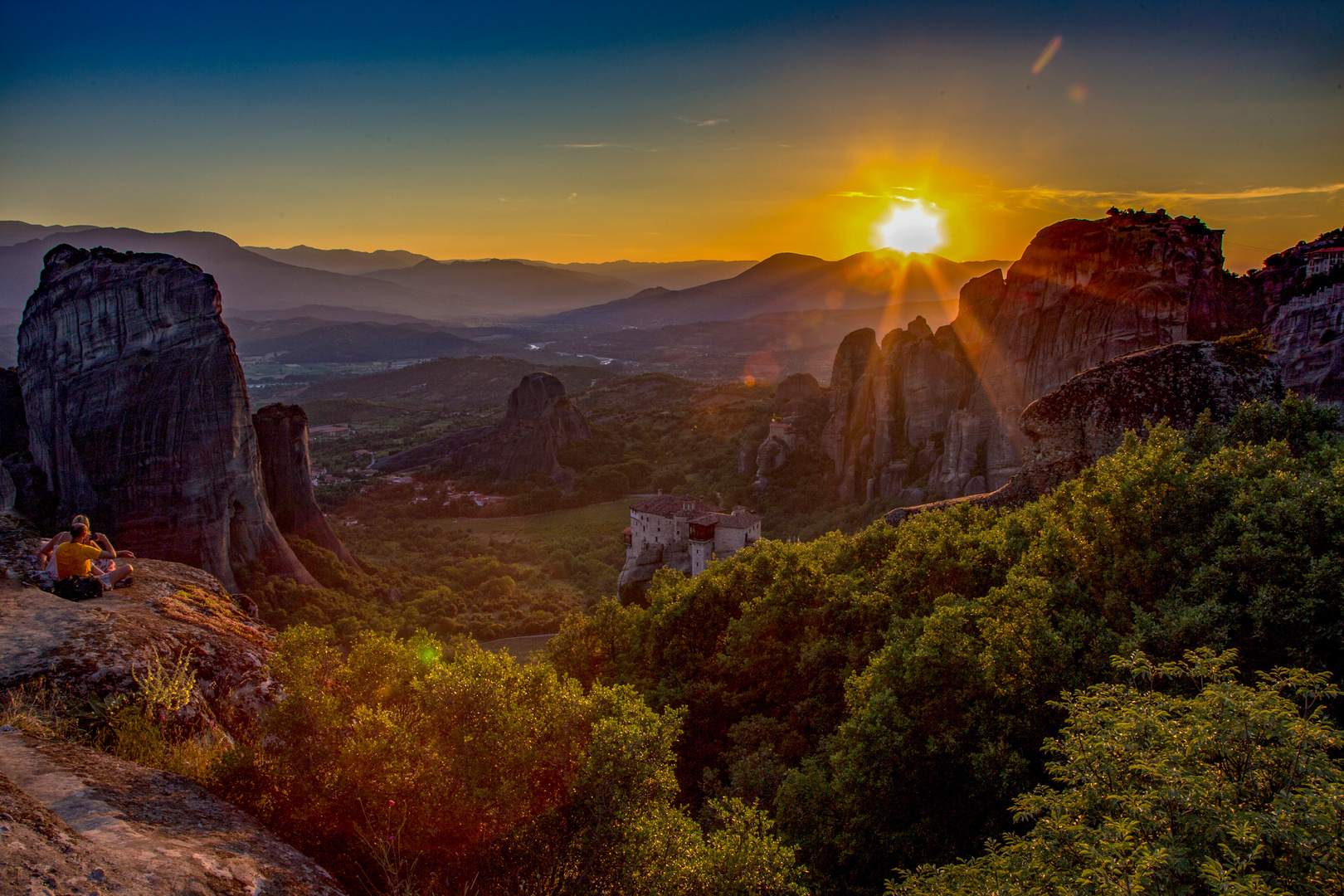 Sunset Kalambaka - Meteora