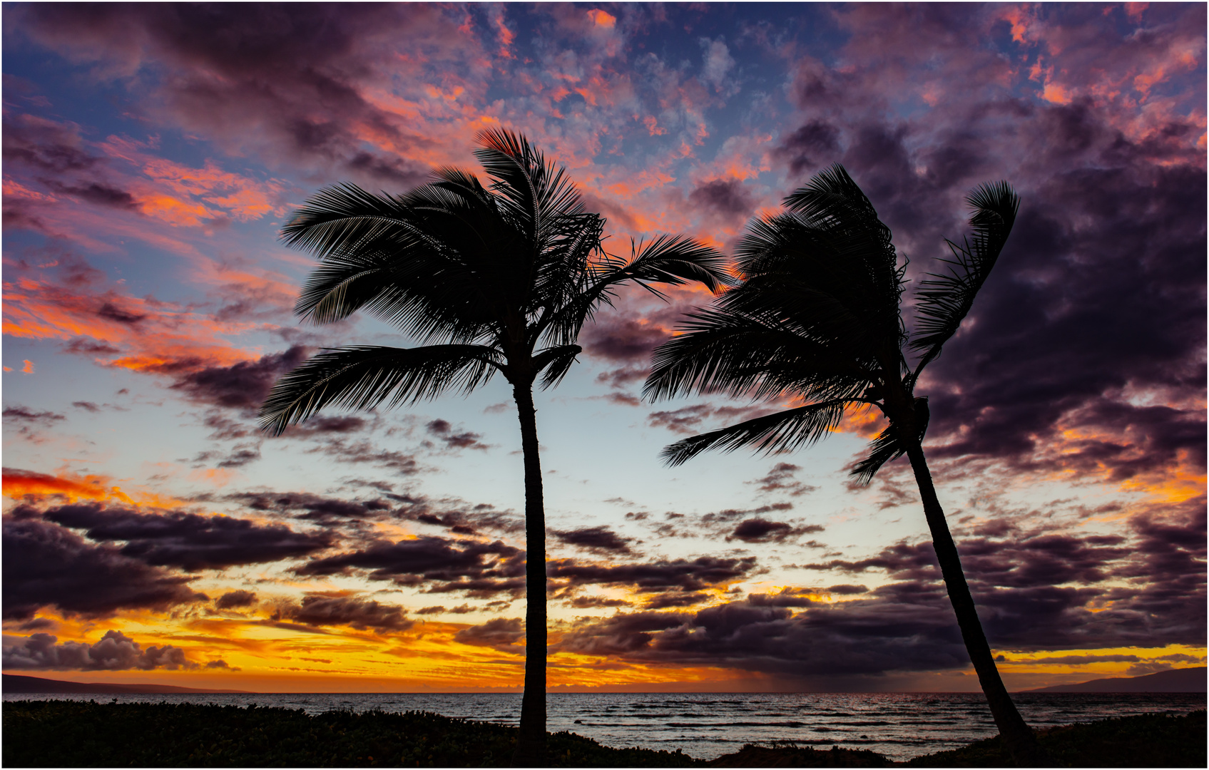 Sunset Kihei Coast Maui Hawaii 2