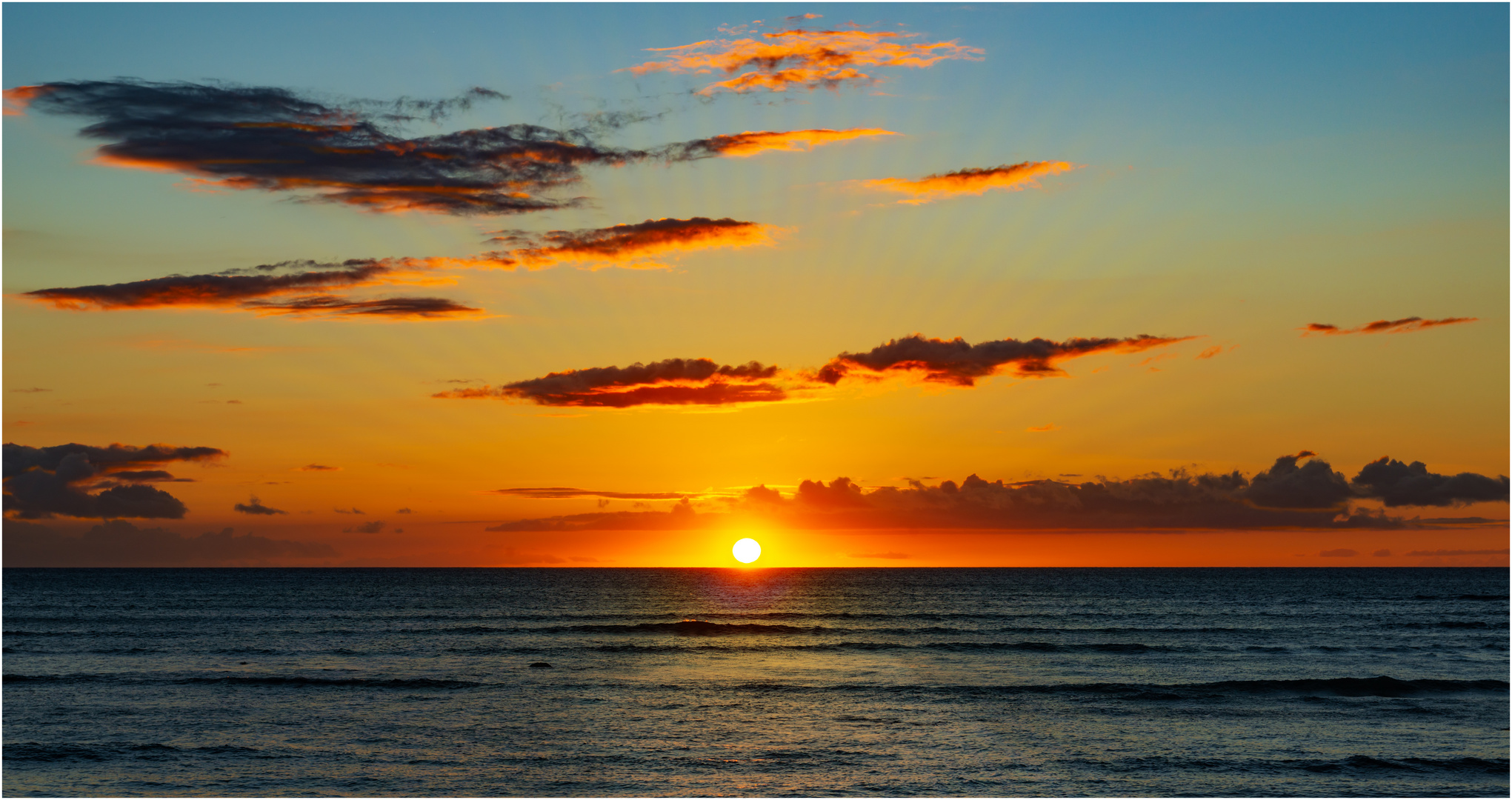 Sunset Kihei Coast Maui Hawaii