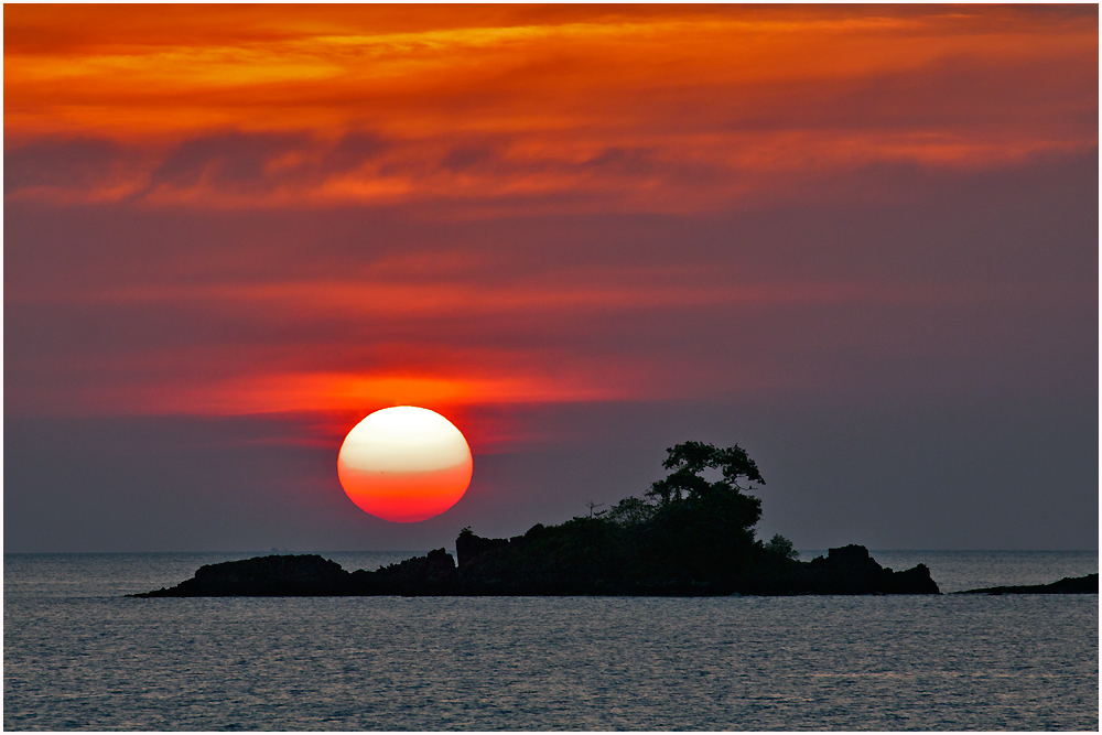 sunset ko chang thailand