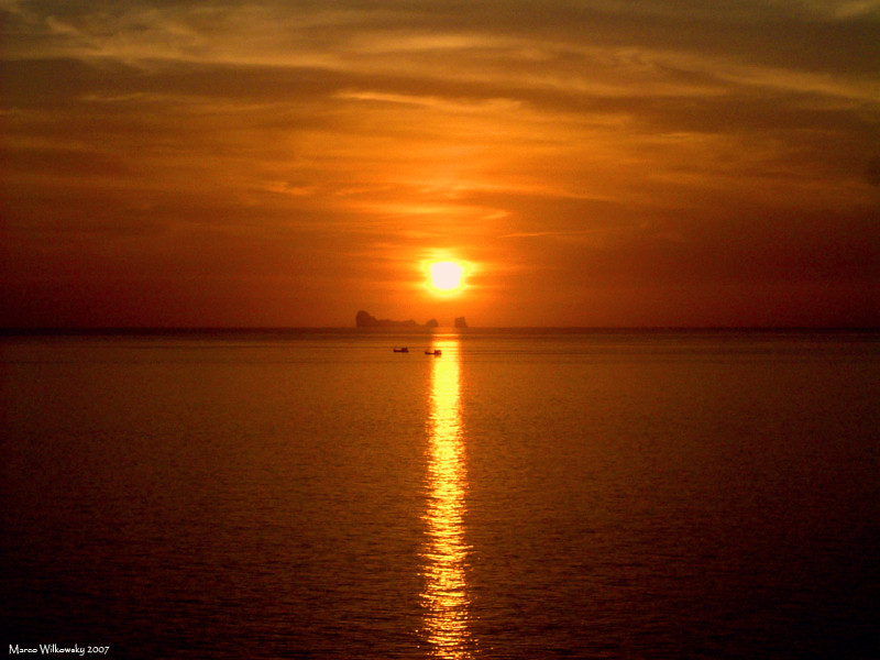 sunset@ koh lanta, thailand, lanta marine park view resort