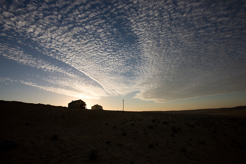 Sunset Kolmanskoop Namibia