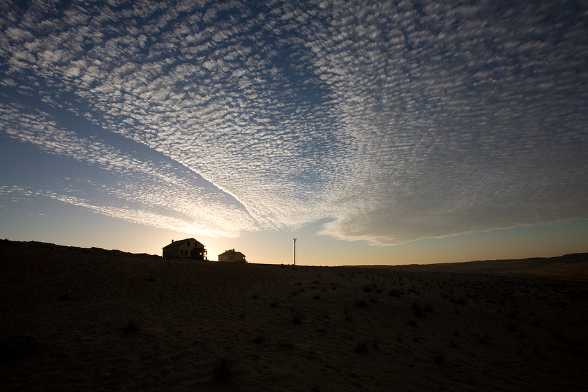 Sunset Kolmanskoop Namibia by APOCLOPO 