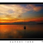 Sunset lake