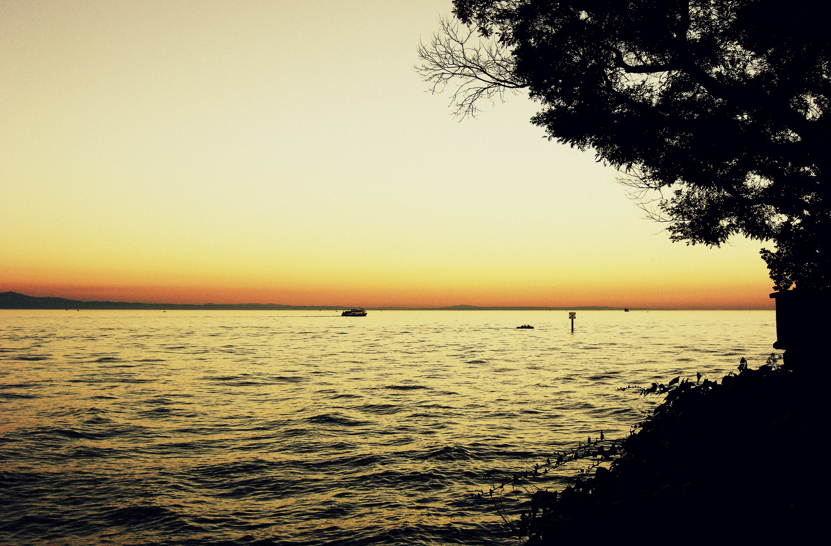 Sunset Lake Constance Lindau