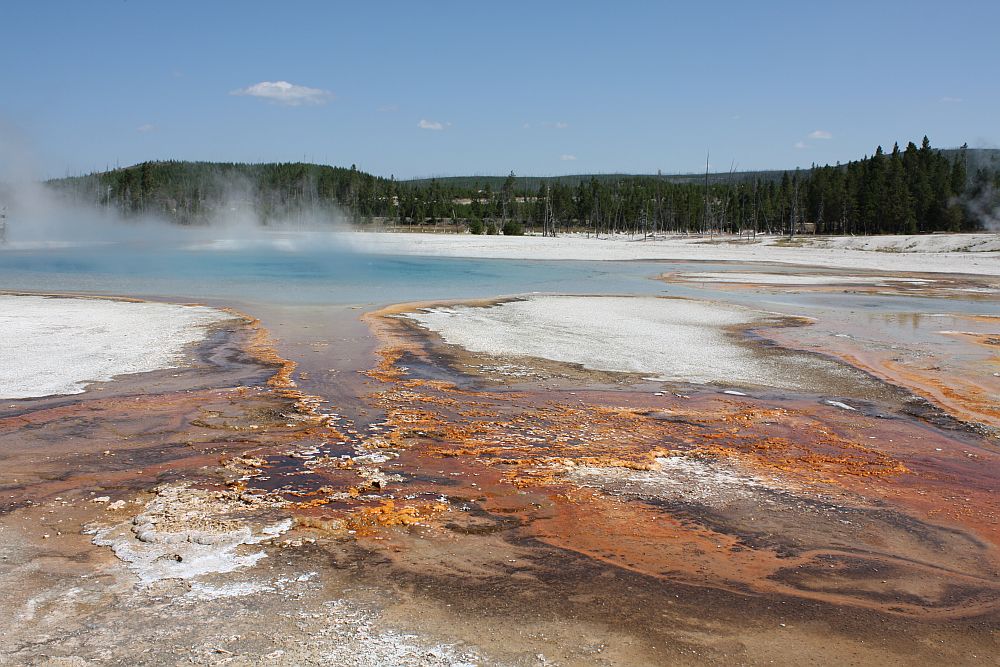 Sunset Lake im Black Sand Basin...