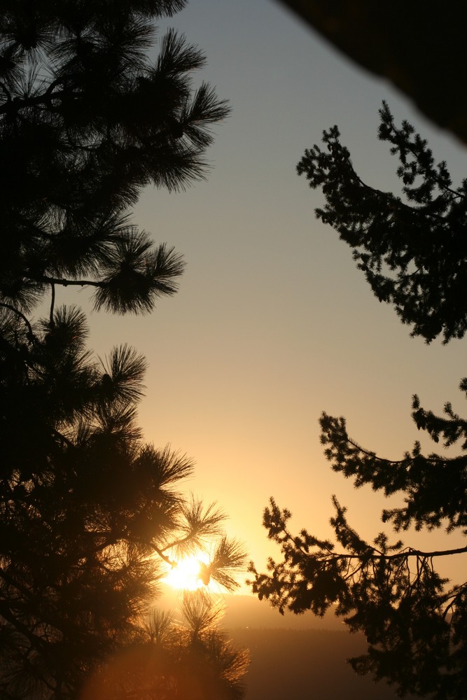 sunset Lake Okanogan