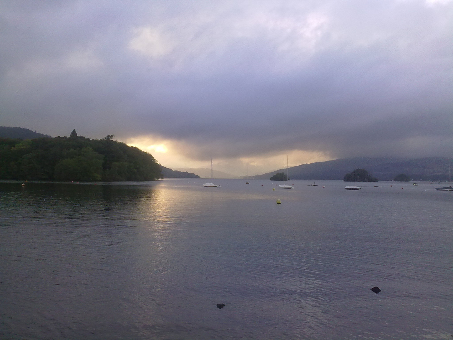 Sunset Lake Windermere