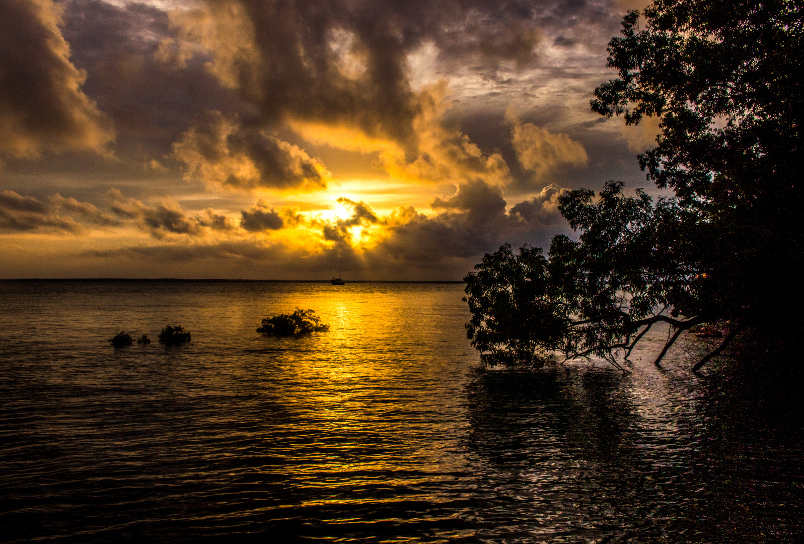 Sunset, Lameroo Beach (Floodet)