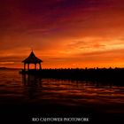 Sunset Landscpe on Tidore Beach, North Moluccas, Indonesia