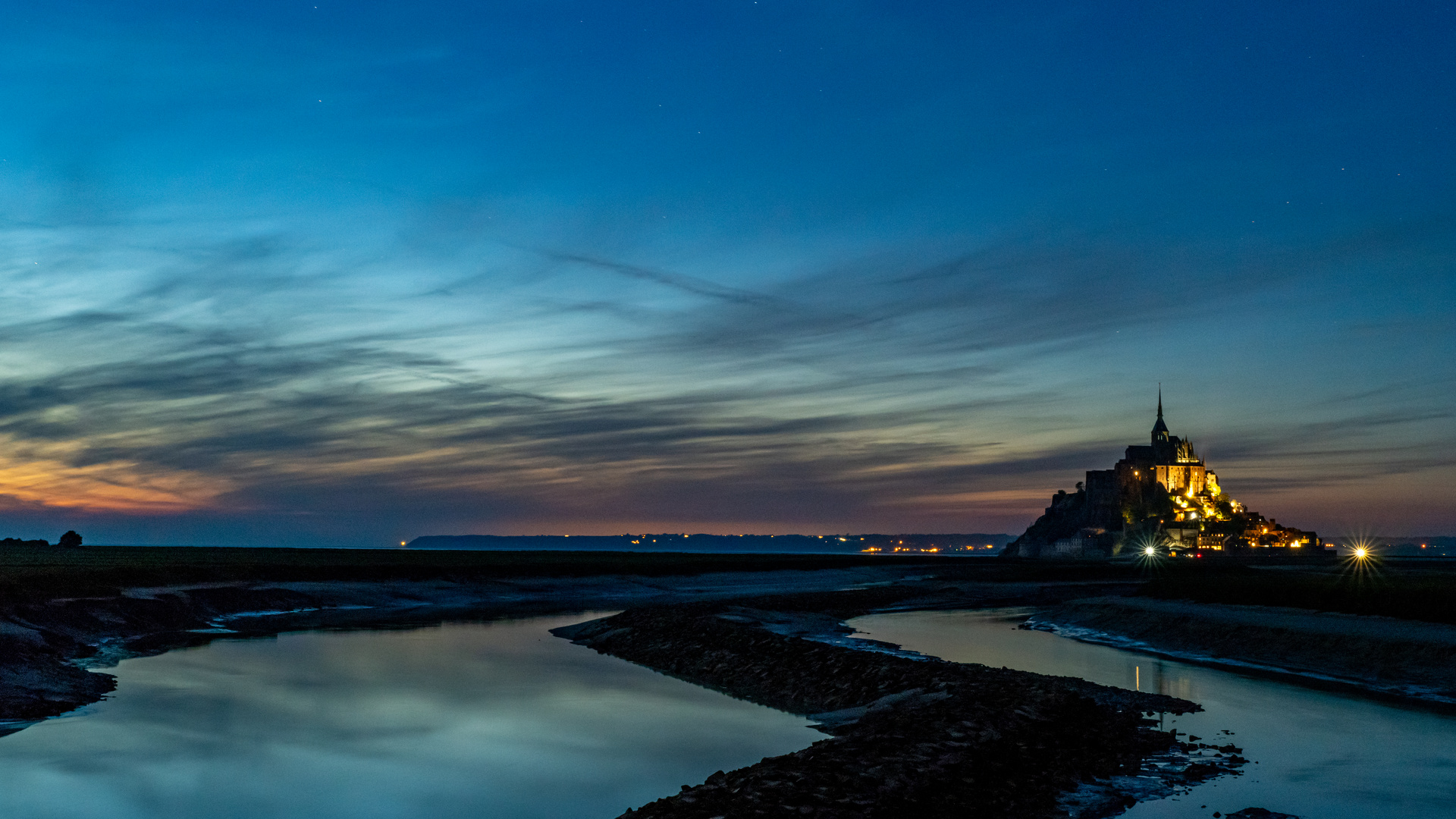 Sunset - Le Mont-Saint-Michel