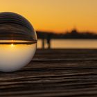 Sunset Lensball Bordesholmer See 