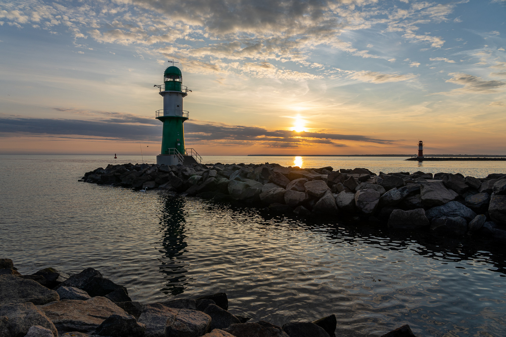 Sunset Leuchtturm