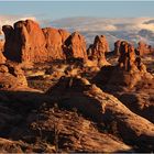 Sunset-Lighted Arches National Park (Utah)