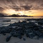 Sunset Lofoten am Haukland-Beach, oder auch "the Photographer" ;-)