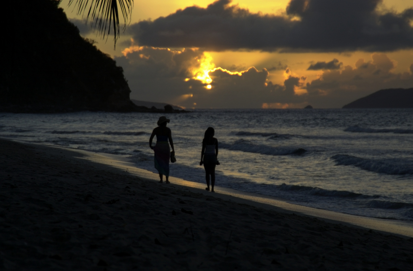 Sunset Long Bay Beach British Virgin Islands