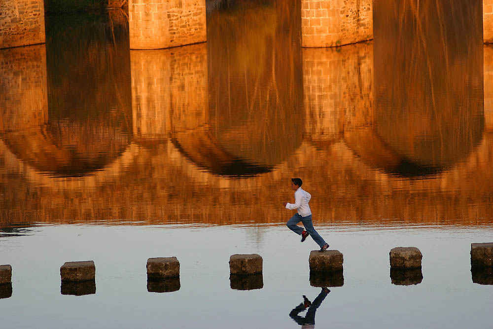 Sunset long jump