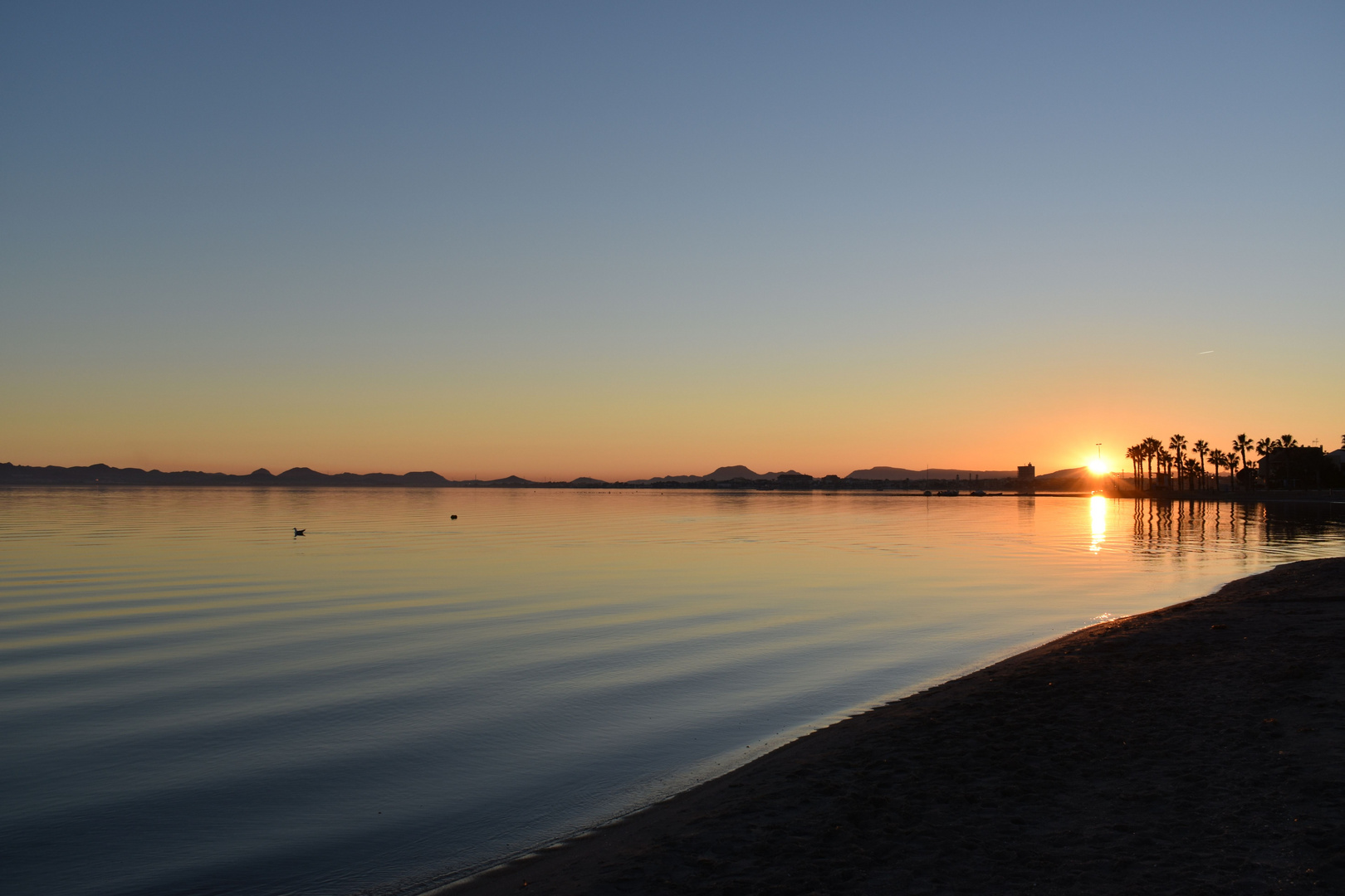 Sunset. Mar Menor