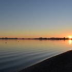 Sunset. Mar Menor