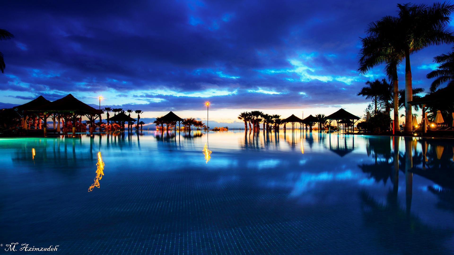 Sunset Maspalomas in Teneriffa