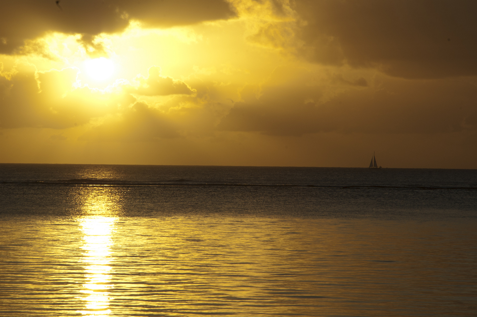 sunset Mauritius