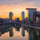 Sunset Medienhafen Düsseldorf