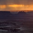 *sunset  monsoon over canyonlands*