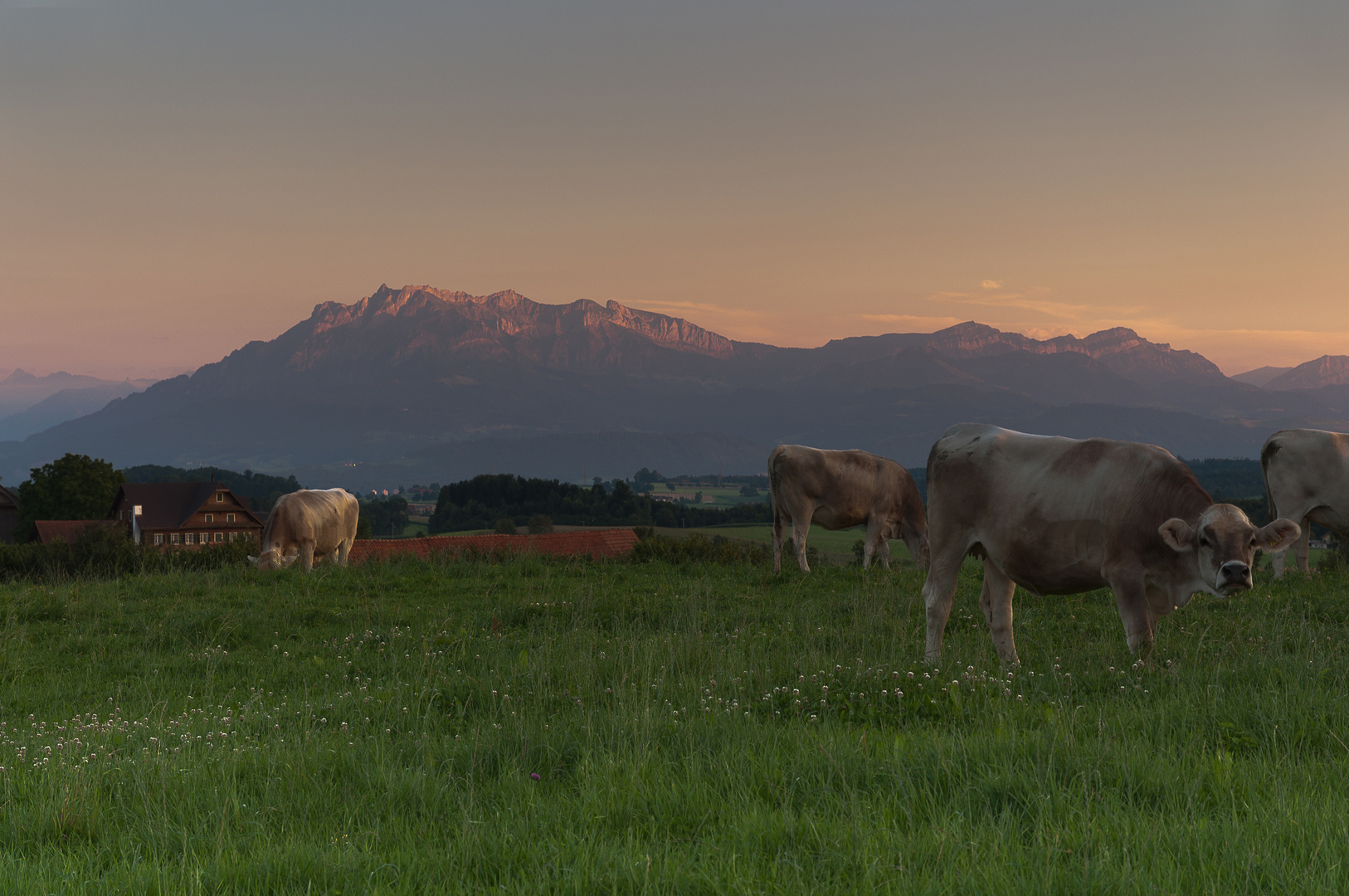 Sunset Mount Pilatus