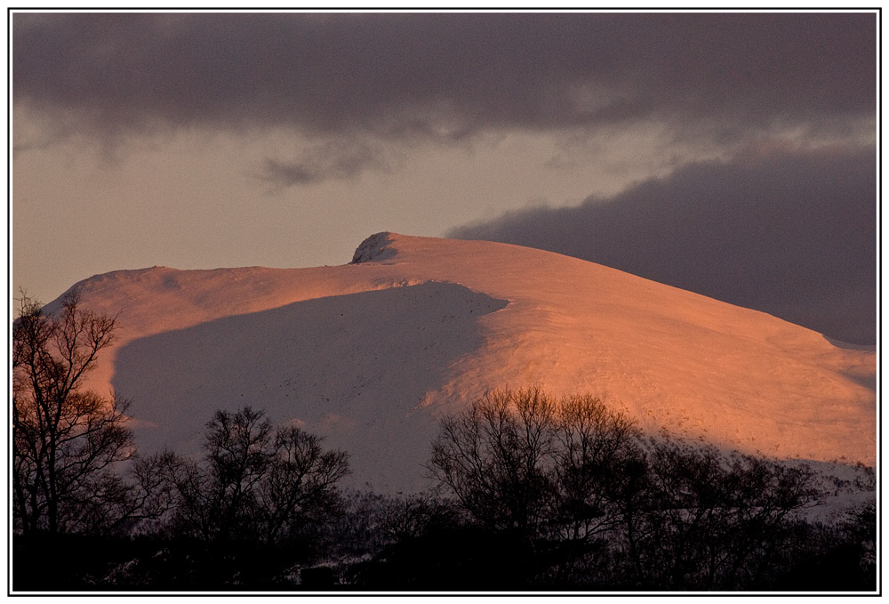 Sunset mountains