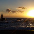 Sunset (Mouth of river of the Douro) 