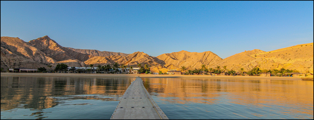 "Sunset" Muscat Hills Resort Oman Foto & Bild asia, middle east, oman Bilder auf