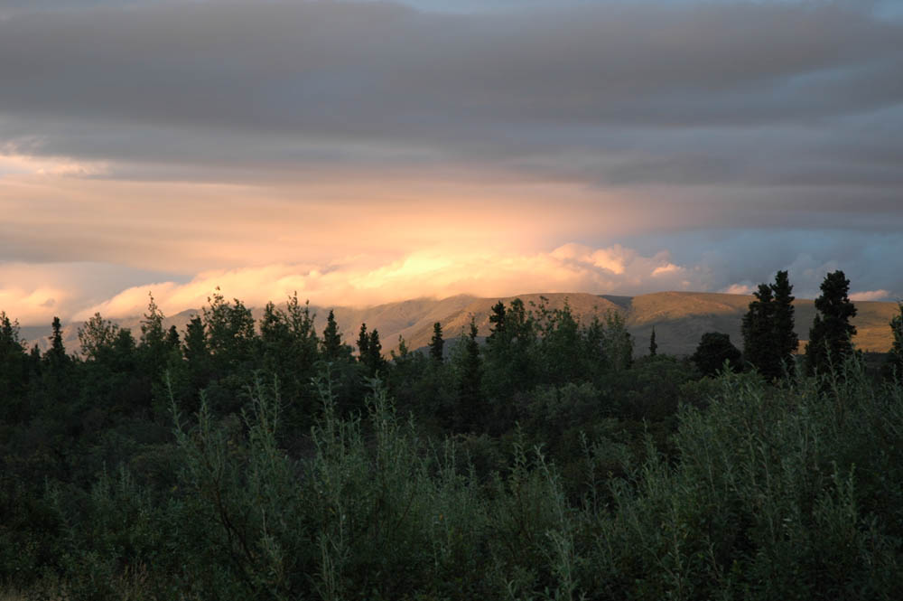 Sunset near Delta Junction