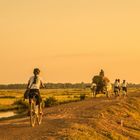 Sunset near Kampong Thom, Kambodscha