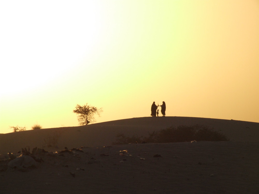 Sunset near Timbuktu