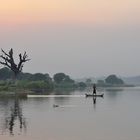 Sunset near U Bein Bridge