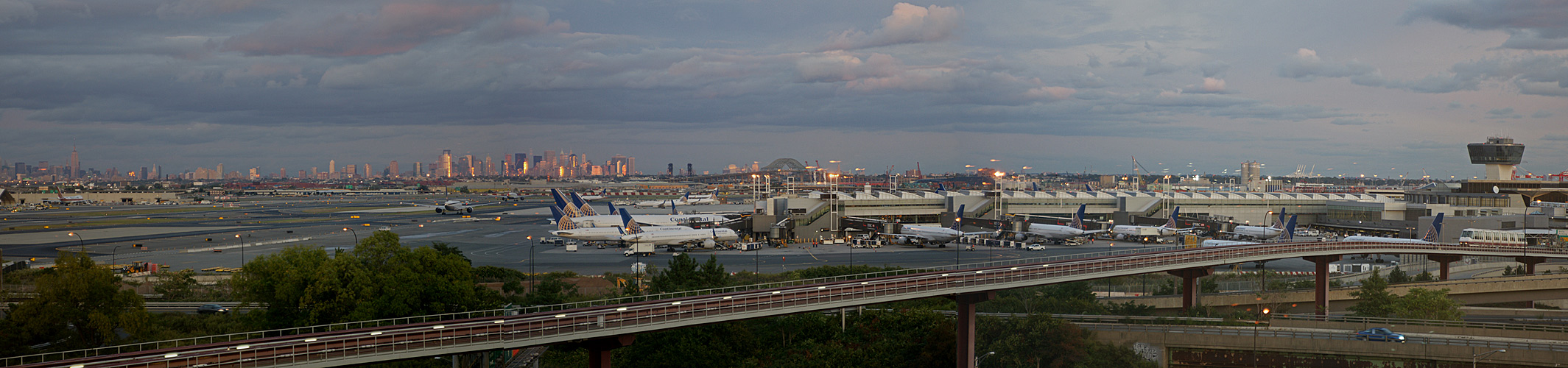 Sunset @ Newark / NYC