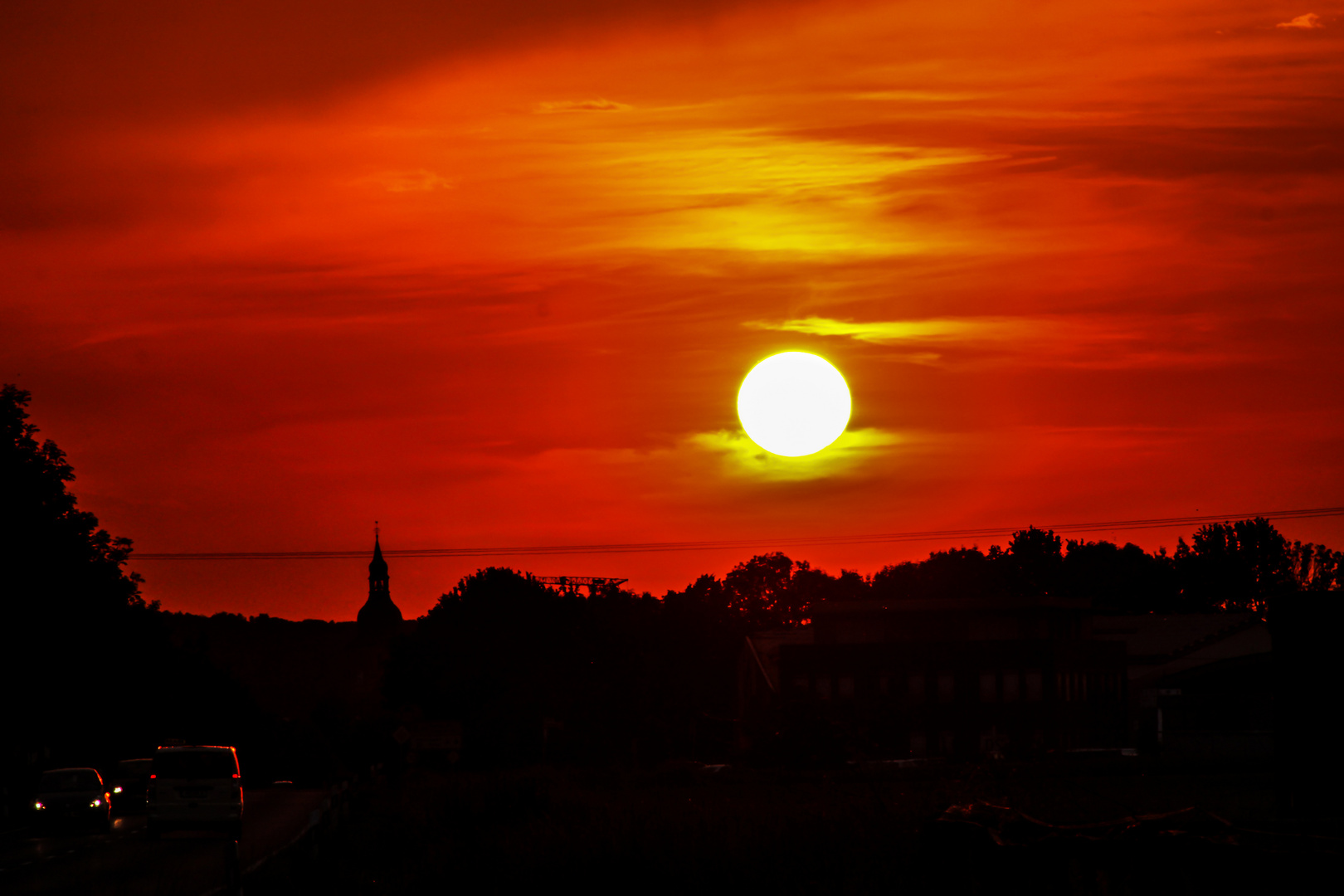 Sunset, Nottuln, Germany