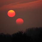 Sunset of a binary star