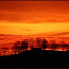 Sunset of Stollberg/Erzgebirge