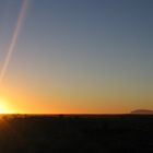 Sunset of the famous Uluru