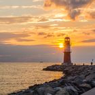 Sunset of Warnemünde