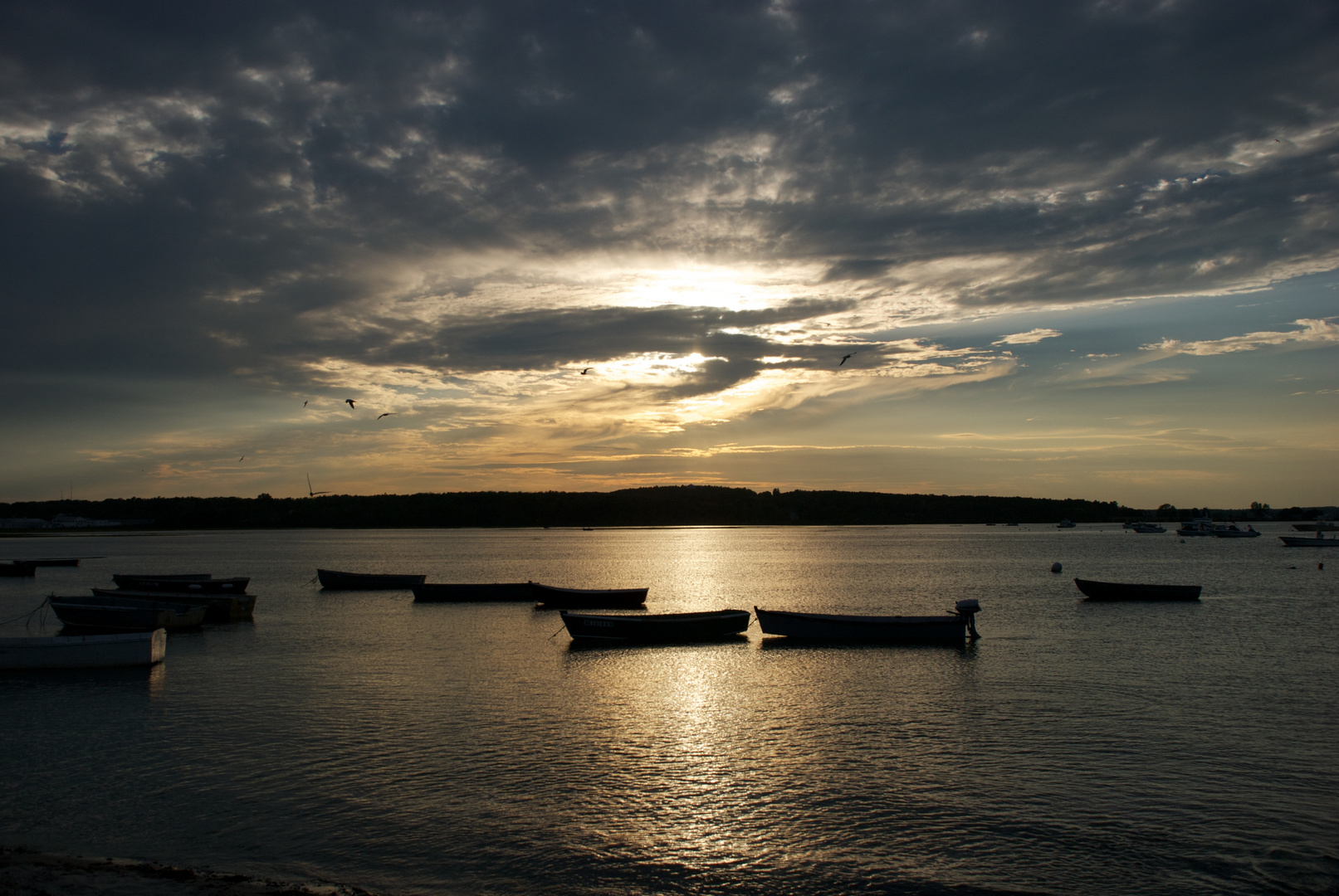 sunset @ old orchard beach