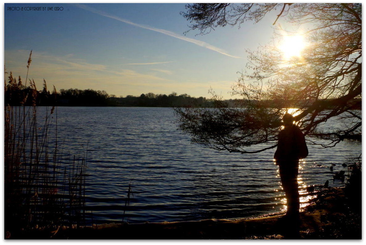 Sunset on a lake